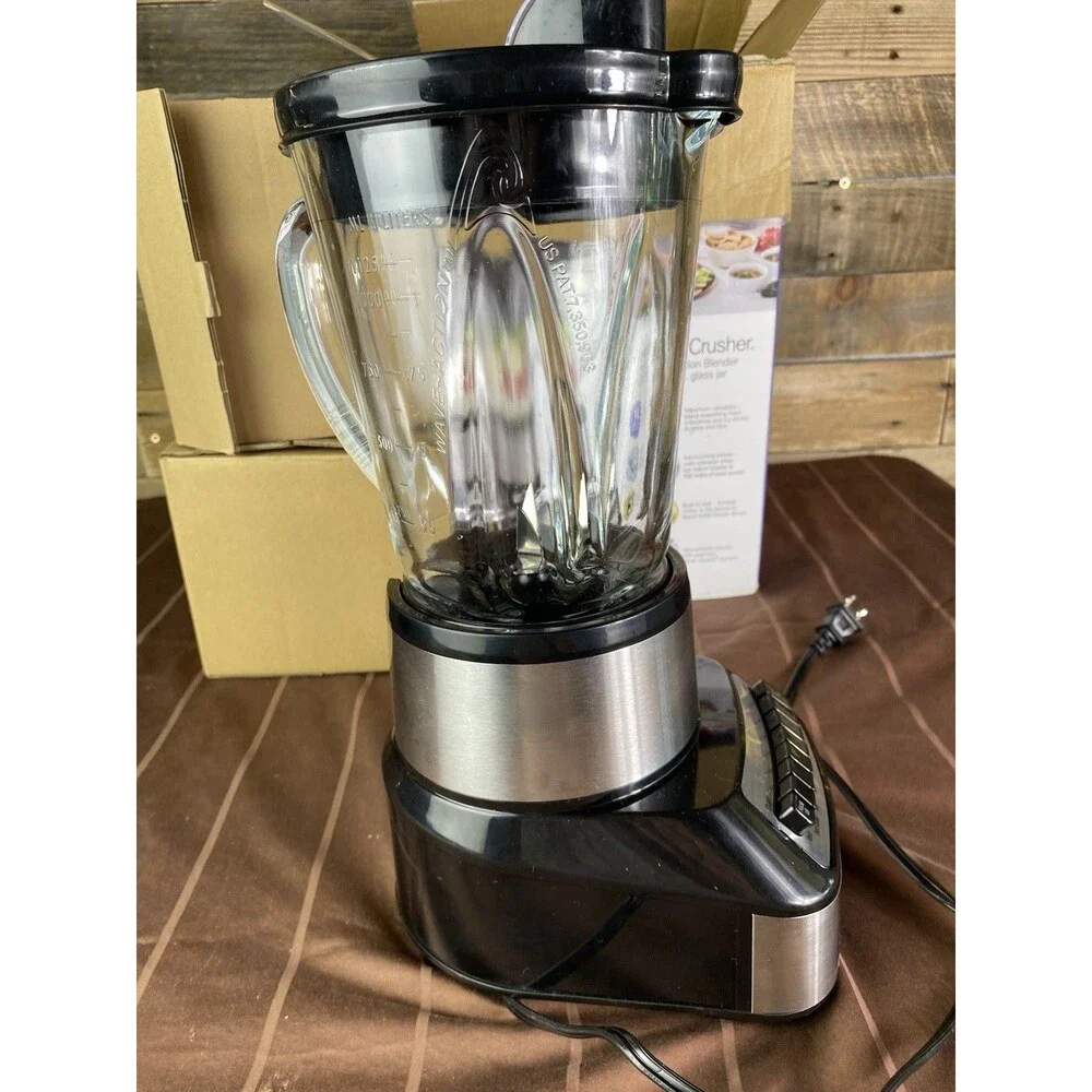 Hamilton Beach Wave Crusher 54221G Multi-Function Blender Black & Stainless